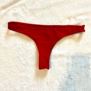 Fused Hawaii naplil thong swim bottom